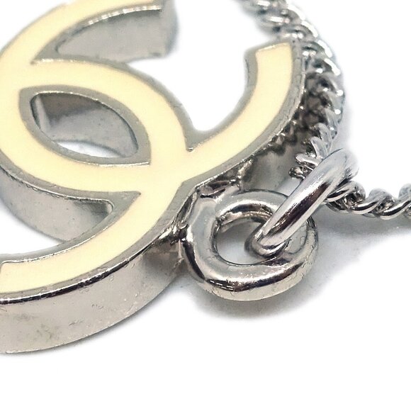 Chanel CC Chain Necklace Pendant Silver 07V 153610 - Picture 3 of 4